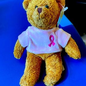 Avon Breast Cancer Crusade 7” Bear excellent condition